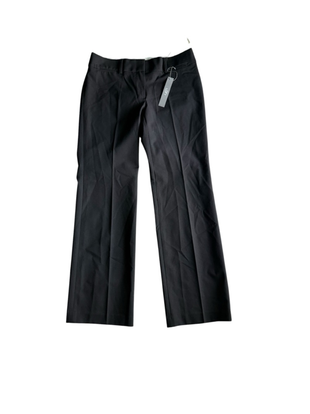 LOFT Marisa Trousers Black Tailored Dress Pants Size 4P